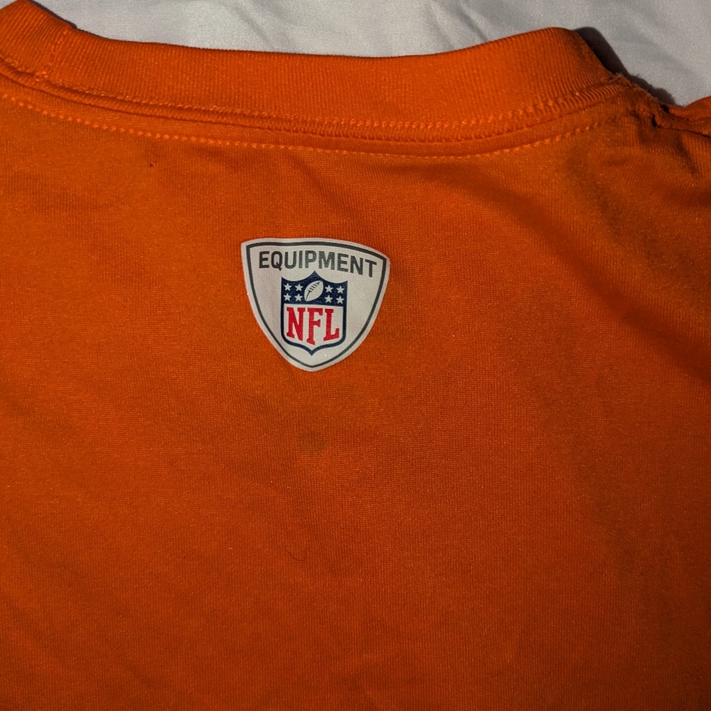Nike NFL Equipment Men's Medium Orange Denver Broncos Dri-Fit Short Sleeve Tee - Picture 5 of 5